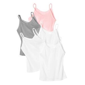 Fruit of the loom girls camis/Tanks (2) 5 Pack - Assorted Sz XL 10 Total Camis